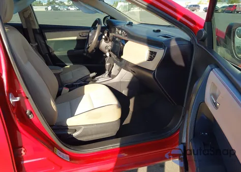 2016 Toyota Corolla Le from USA, damaged, VIN 2T1BURHE4GC627575